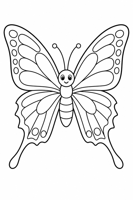 Swallowtail butterfly, color online