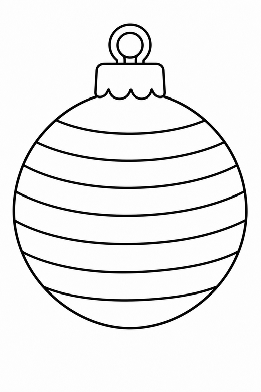 Christmas ornament, color online