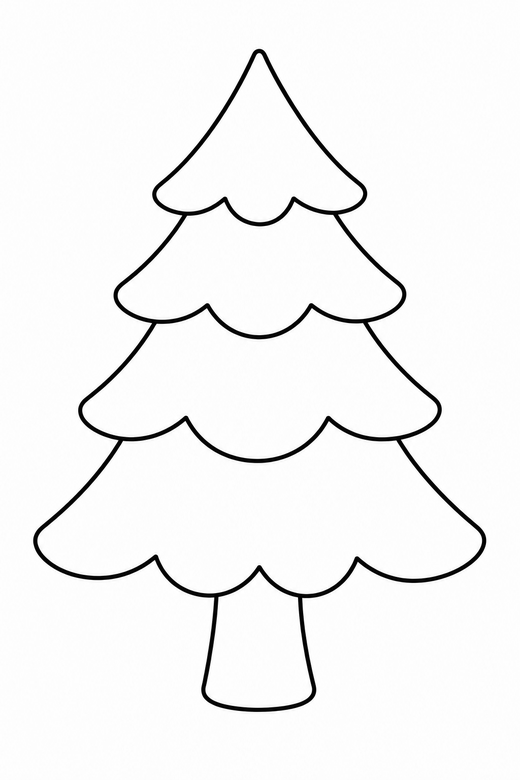 Simple undecorated tree, color online