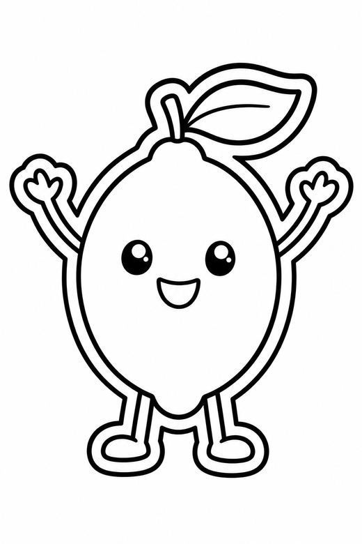 Lemon arms up plain, color online