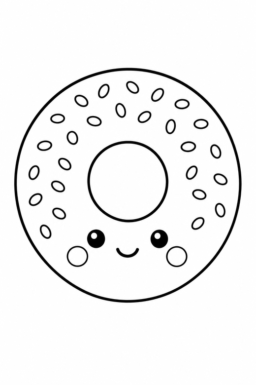 Bagel blushing plain, color online