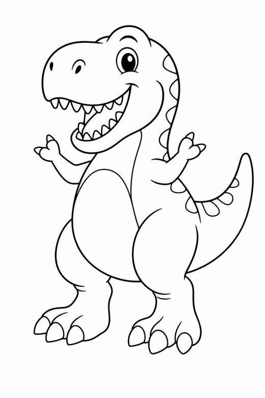Dinosaur Coloring Pages - free printable coloring pages