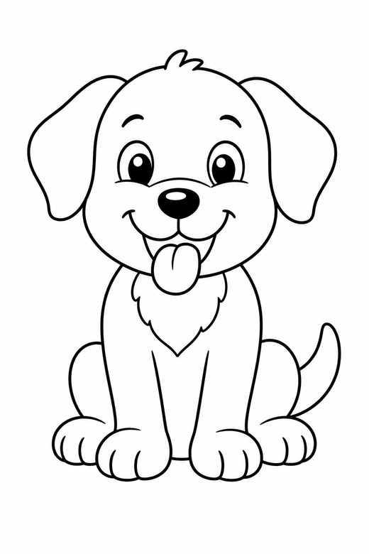 Dog Coloring Pages - free printable coloring pages