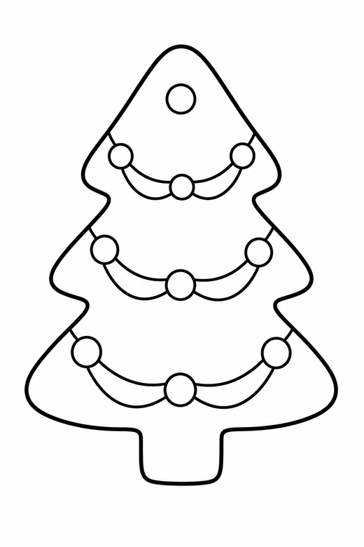 Gingerbread tree, color online