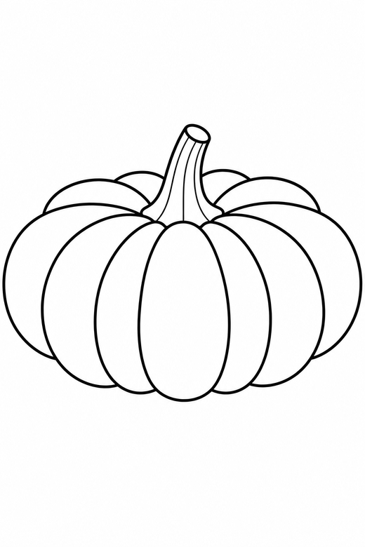 Squashed flat pumpkin, color online