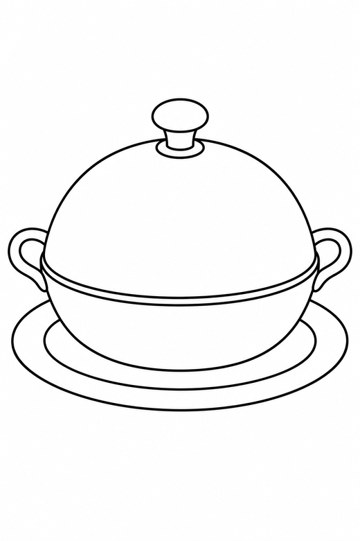 Table platter on a plate, color online