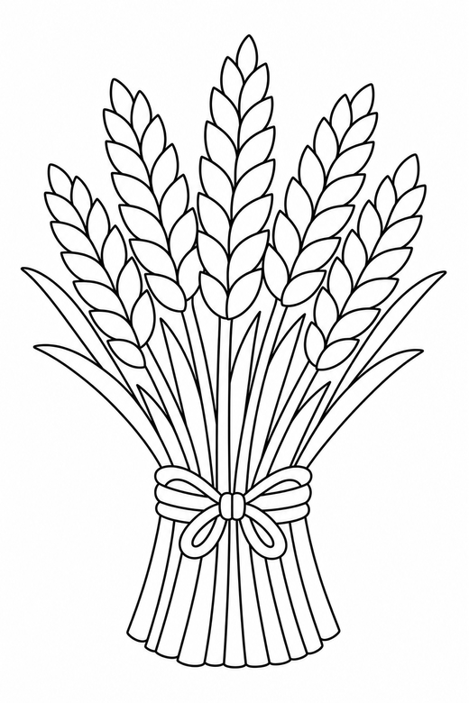 Wheat sheaf, color online