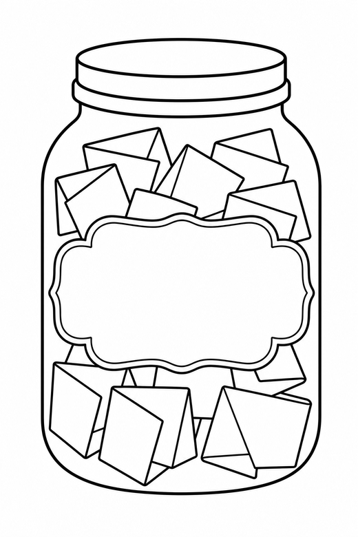 Thankful jar, color online