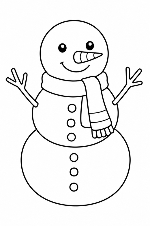 Winter Coloring Pages - free printable coloring pages